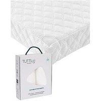 Tutti Bambini Sprung Cot Bed Mattress (140 X 70Cm) With Free 2 Pack Essential White Fitted Sheets