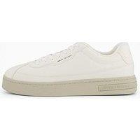 Armani Exchange London Tumbled Pu Gumsole Trainer - Off White