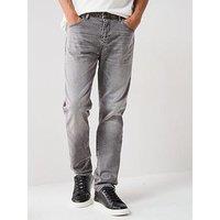 Armani Exchange Comfort Tapered Fit Jeans - Black