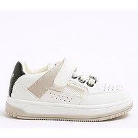 River Island Mini Boys Mesh Trainers - White