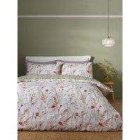 Catherine Lansfield Brushed Cotton Cotton Grasmere Floral Duvet Set