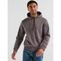 Armani Exchange 3D Ny Milan Logo Overhead Hoodie - Grey