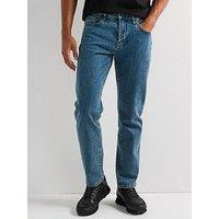 Armani Exchange Comfort Tapered Fit Jeans - Mid Wash