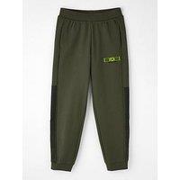 Ea7 Emporio Armani Boys Train 7 Lines Jog Pants - Khaki