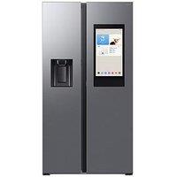 Samsung Family Hub Rs90F66Beteu Wifi Connected Plumbed Total No Frost American Fridge Freezer - Silver - E Rated