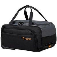 It Luggage Duo-Tone Pewter/Black Trolley Bag