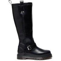 Dr Martens Anistone Biker High Leg Boot Orleans - Black