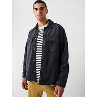 Only & Sons Suede Shacket - Black