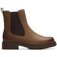 Clarks Orinoco3 Top Leather Boots - Brown