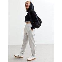 New Look 915 Girls Cuffed Jersey Joggers - Grey