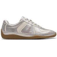Clarks Meridor Lo Trainers - Silver