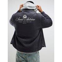 River Island Cord Padded Shacket - Grey