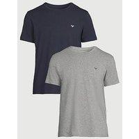Emporio Armani Bodywear 2 Pack Endurance Crew Neck T-Shirts - Multi