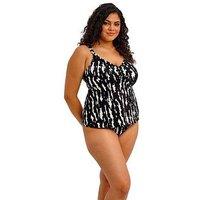 Elomi Echo Shell Non Wired Moulded Tankini Top - Black