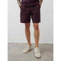 River Island Luminis Script Interlock Shorts - Dark Purple