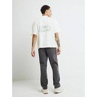 River Island Hutchinson Pull On Joggers - Dark Grey