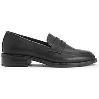 Start-Rite Milan Girls Angry Angels Black Leather Slip On Loafer School Shoes