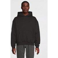 River Island Essentials Oversized Fit Hoodie - Black