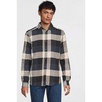 Only & Sons Gudmund Long Sleeve Checked Shirt - Navy