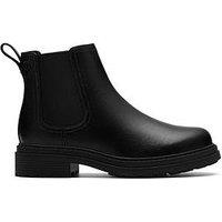 Clarks Orinoco3 Lane Leather Boots - Black