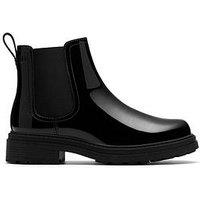 Clarks Orinoco3 Lane Patent Boots - Black