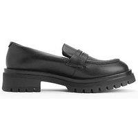 Start-Rite Paris Angry Angels Girls & Leather Slip On School Shoes - Black