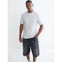 River Island Slim Fit Essentials T-Shirt - Light Grey