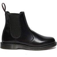 Dr Martens Flora Smooth Leather Chelsea Boots - Black