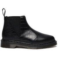 Dr Martens Bianca Ii Chelsea Boot Atlas Croc Emboss - Black