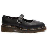 Dr Martens Elphie Virginia Leather Mary Jane Shoes - Black