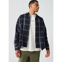 Only & Sons Kevin Basket Check Shirt - Black