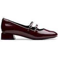Clarks Daiss30 Shine Shoes - Red