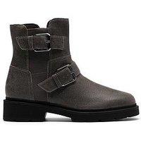 Clarks Lauryl Bay Leather Boots - Brown