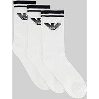 Emporio Armani Bodywear 3 Pack Crew Socks - White