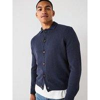 Only & Sons Jacob Knitted Cardigan - Navy