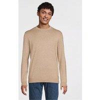 Only & Sons Loui Crew Fine Knitted Jumper - Beige