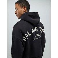 River Island Long Sleeve Oversized Palais Dept Hoodie - Black