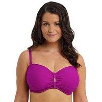 Fantasie Beach Waves Underwire Bandeau Bikini Top - Bright Pink