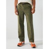 Only & Sons Times Woven Cotton Loose Fit Trousers - Khaki