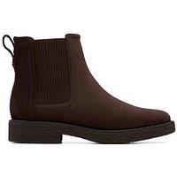 Clarks Nella Top Boots - Brown