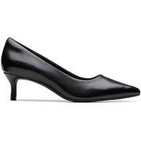 Clarks Zarey Court Shoes - Black