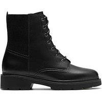 Clarks Lauryl West Boots - Black