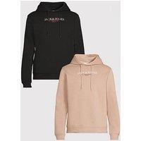 Jack & Jones Billy 2 Pack Hoodies - Multi