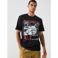 Only & Sons Muhammad Ali Graphic Short Sleeve T-Shirt - Black