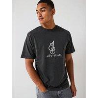 Only & Sons Fraizer Relaxed Fit Short Sleeve T-Shirt - Black