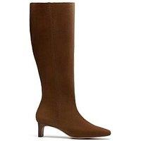 Clarks Edina Tall Knee Boots - Brown