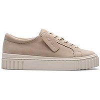 Clarks Mayhill Walk Trainers - Beige