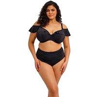 Elomi Plain Sailing Underwire Plunge Bikini Top - Black