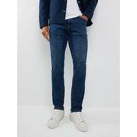 River Island Slim Fit Ralph Jeans - Dark Blue