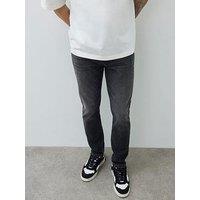 River Island Slim Fit Edric Washed Jean - Black